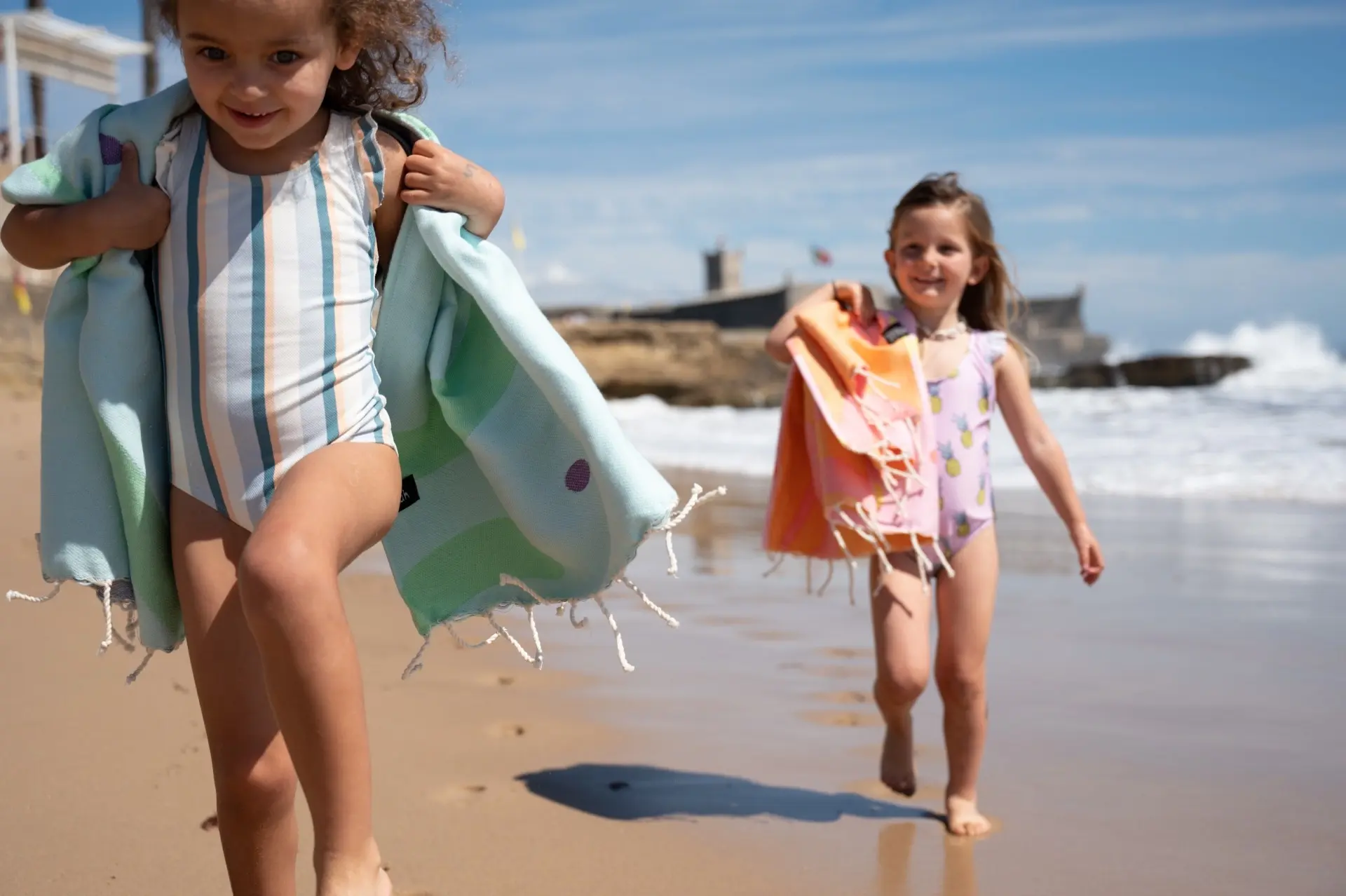 Futah - Algae Light Blue Kids Towel (5)