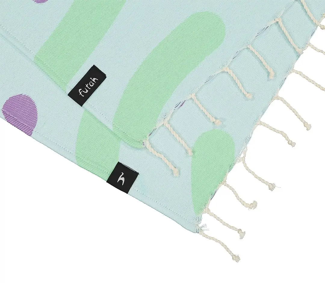 Futah - Algae Light Blue Kids Towel (3)