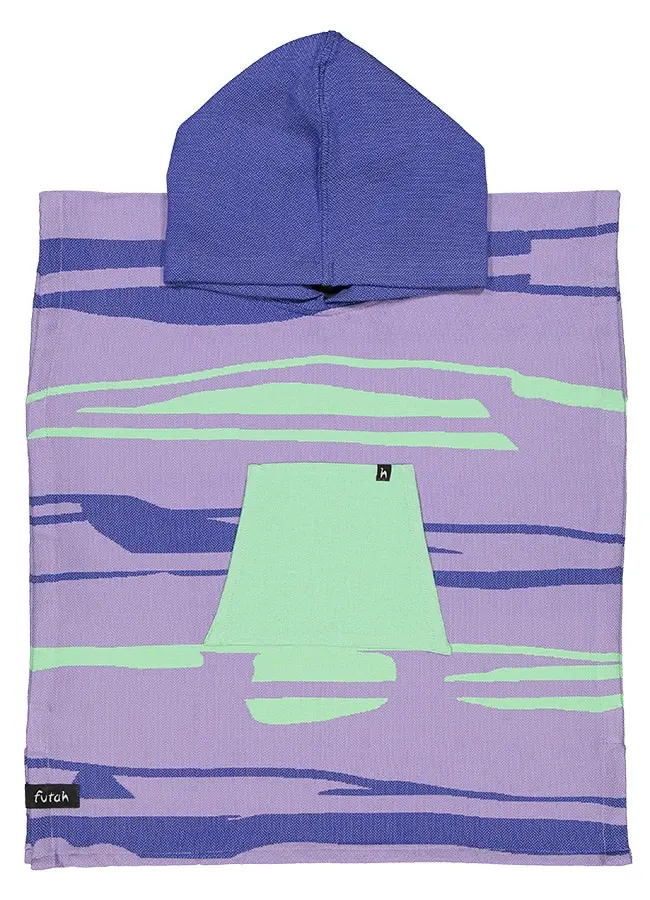Futah - Maure Violet Kids Poncho (1)