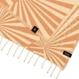 Taiga coral _Detail_ INDIVIDUAL BEACH TOWEL._min