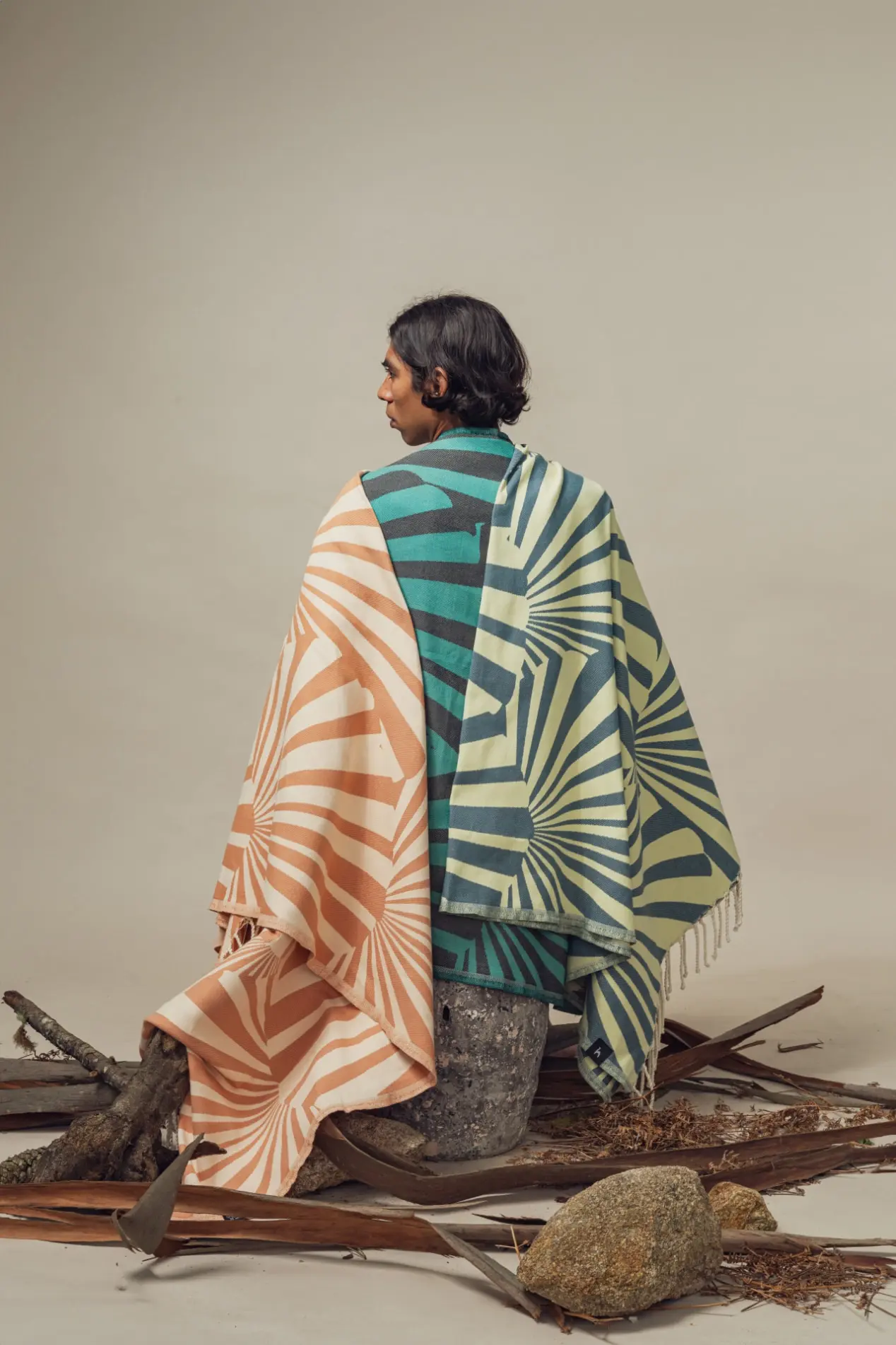 Futah - Taiga Apricot Beach Towel (3)