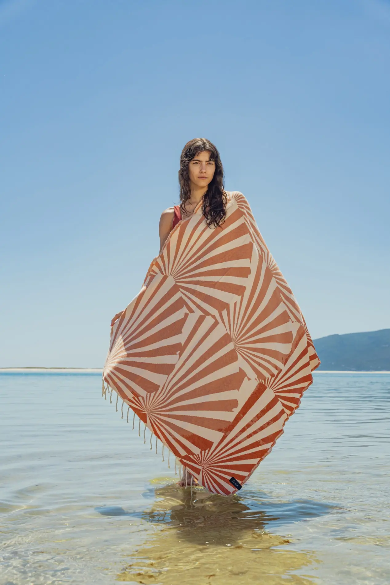 Futah - Taiga Apricot Beach Towel (5)