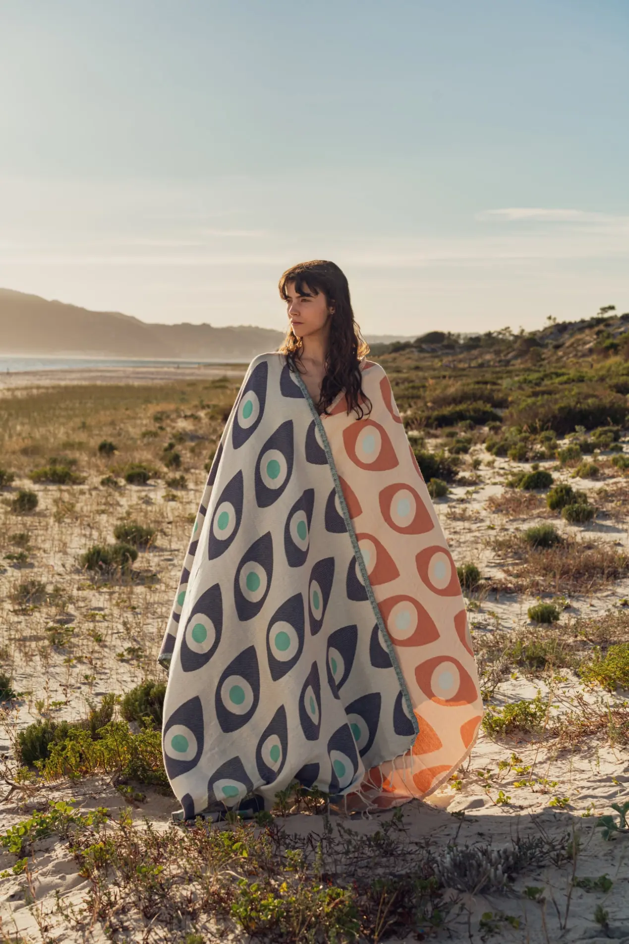 Futah - Daintree Apricot Beach Towel (4)