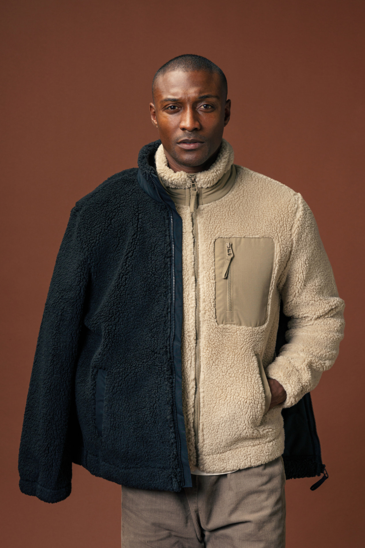Futah - Sherpa Jacket Beige (3)