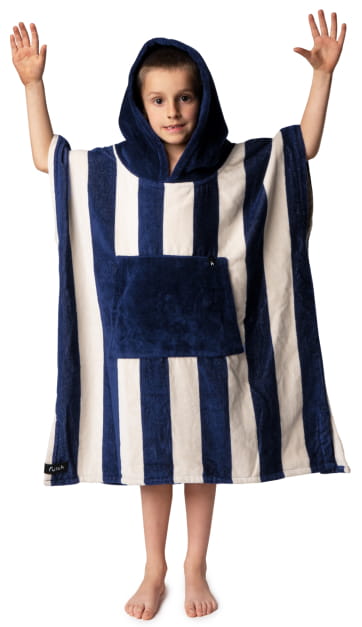 Futah Bedu Blue Terry Poncho