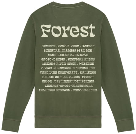 Organic Cotton Sweatshirt - Forest