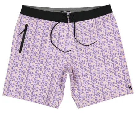 Vortex Mocha & Violet Boardshorts (2)