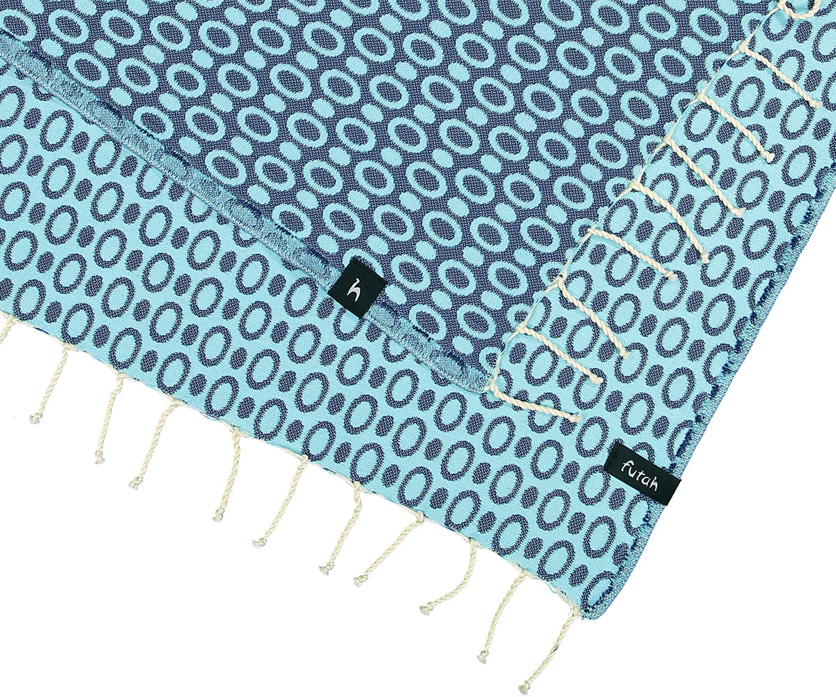 Futah - Pulse Blue Beach Towel (3)