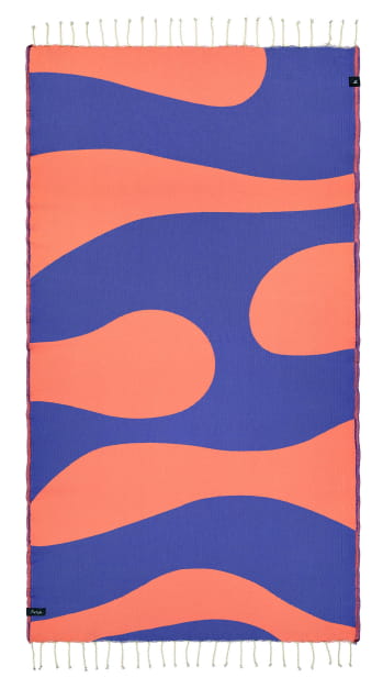 Futah Aether Purple Beach Towel