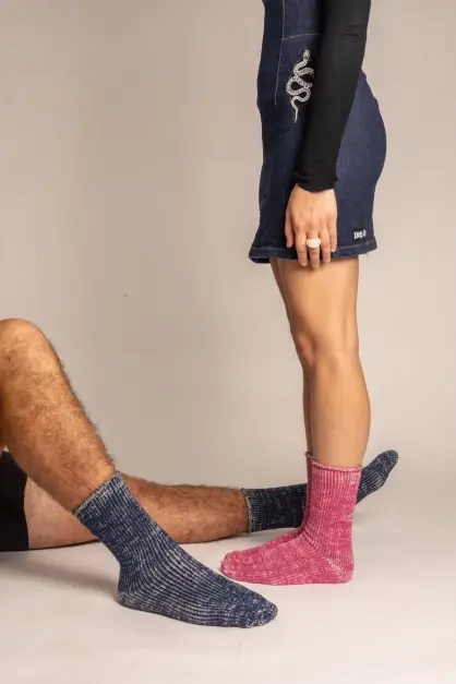 Bamboo  Blue Socks (2)