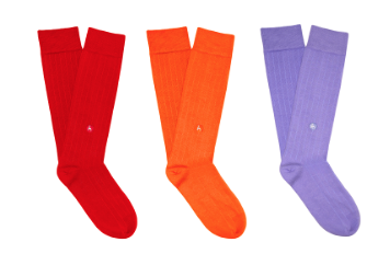 Futah - 3 Pack Ericeira High  Knee Socks B (1)